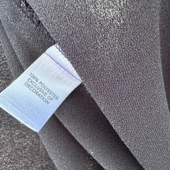 Tildon Black Sleeveless Mini Dress with Lace Detail Size S - Picture 5 of 5